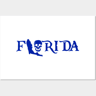 Pirate Skull Florida Gators Posters and Art